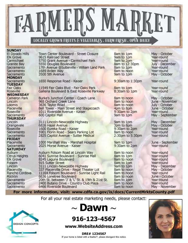 Farmers Market Flyer